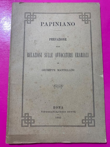 Papiniano prefazione - “papiniano”,