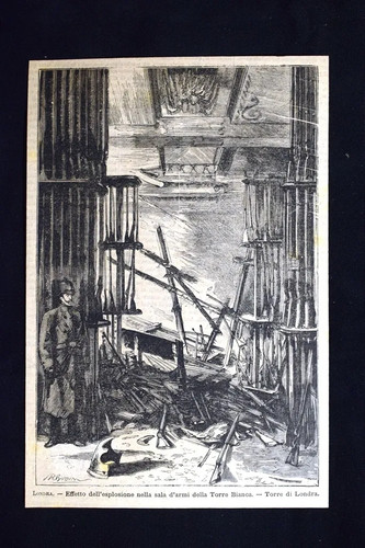Londra esplosione nella - -, sala